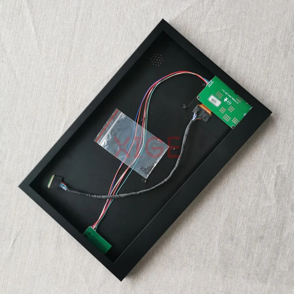 

Fit B133XW03 LVDS 40 Pin DIY Kit 1366*768 Controller Driver Board+Metal Case Portable Refit Display Micro USB 13.3" 2 Mini-HDMI