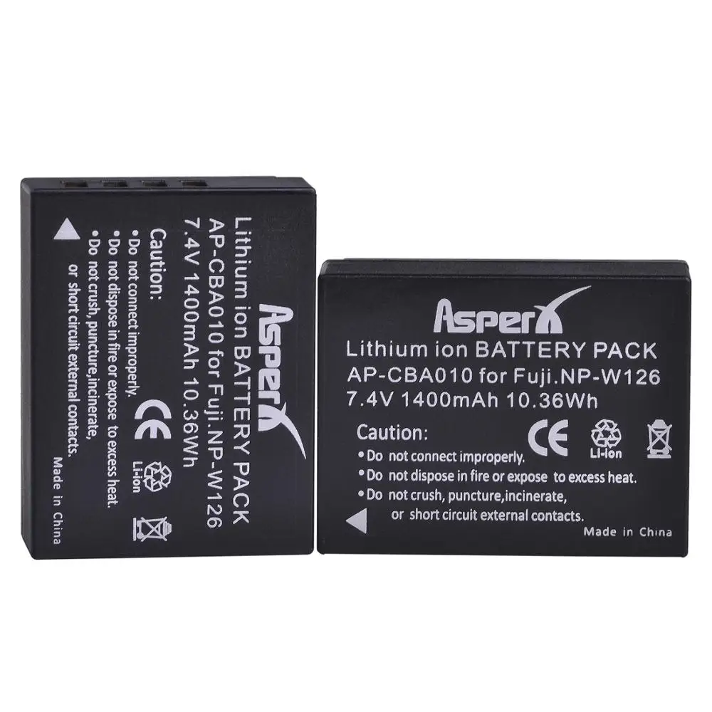 1400mAh NP W126 Bateria NPW126 W126S NP-W126 Battery +Charger for Fujifilm Fuji X-Pro1 X100F XPRO1 X-A1 HS50EXR XT1 X-T2 HS30EXR