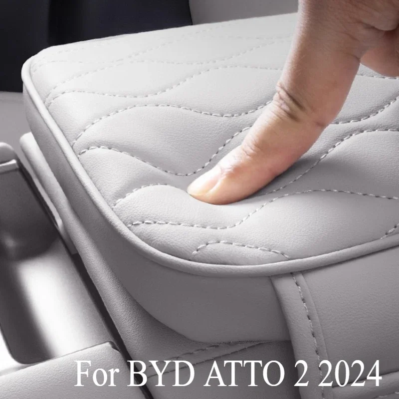 Heightening Armrest Pad for BYD Yuan Pro ATTO 2 2024, Factory-Matched Color Interior Protector