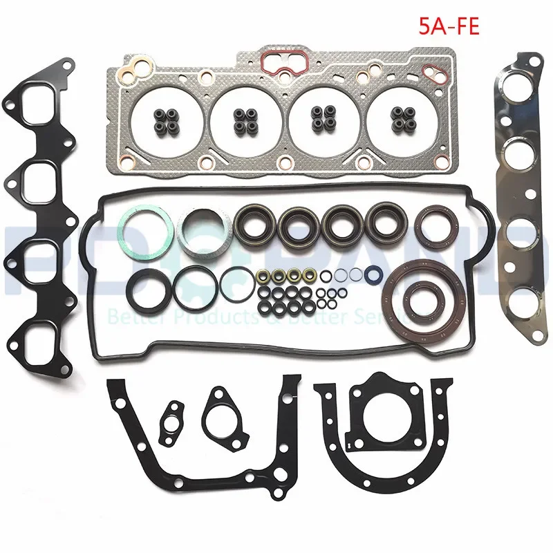 5AF 5A-F 5A-FE Full Engine Complete Gasket Set for TOYOTA Carina/Corolla/corona/sprinter 1.5L 1498cc 04111-15084/15080