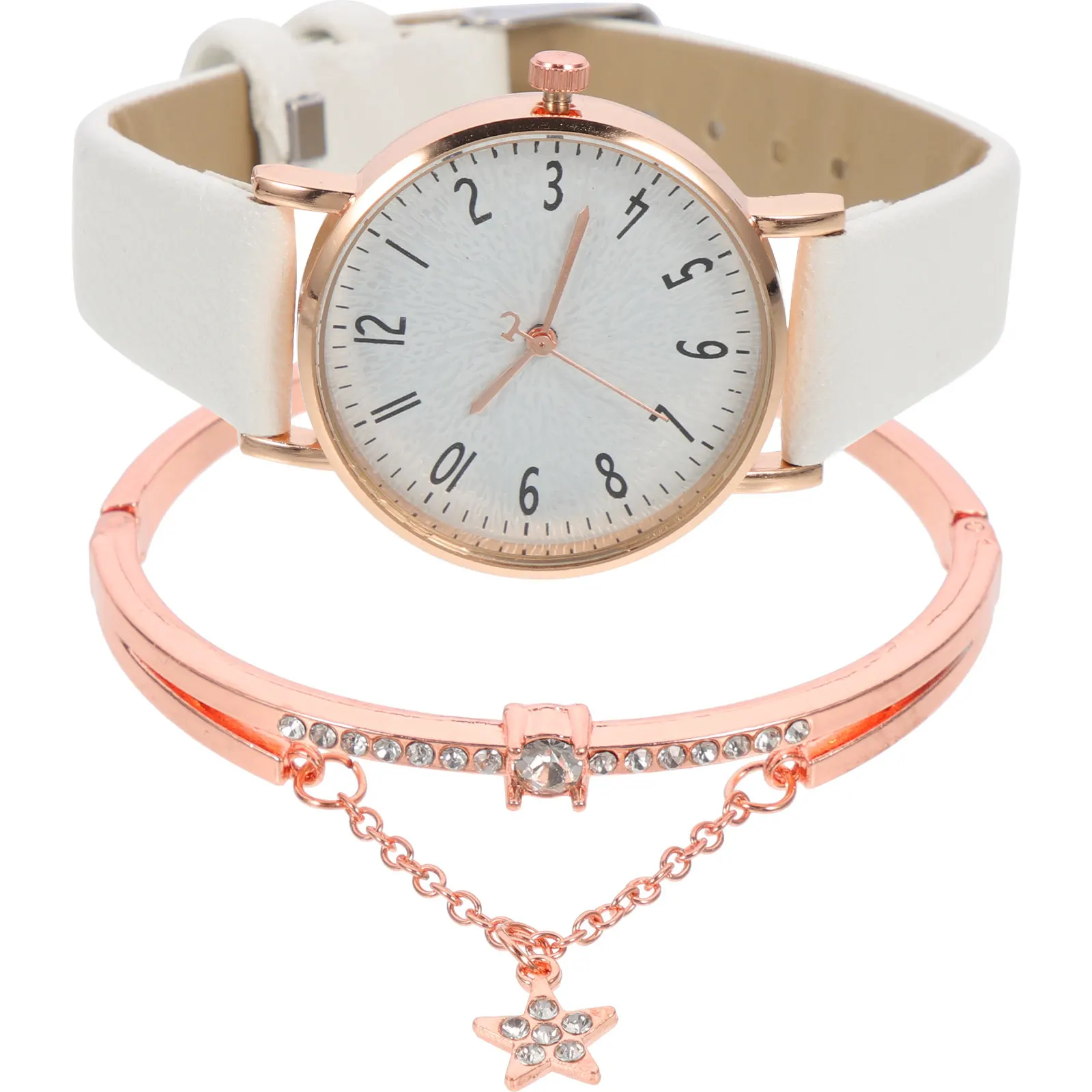 1Set Quartz Wristwatch for Women Elegant Delicate Fashion Watch Casual Formal Party Banquet Outing Meeting Skin-Friendly