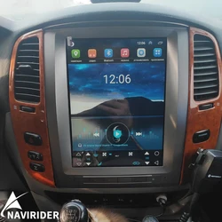 Android Screen Navigation For Toyota Land Cruiser 100 LC100 For Lexus LX470 GPS Car Radio Multimedia Auto Radio Carplay Stereo