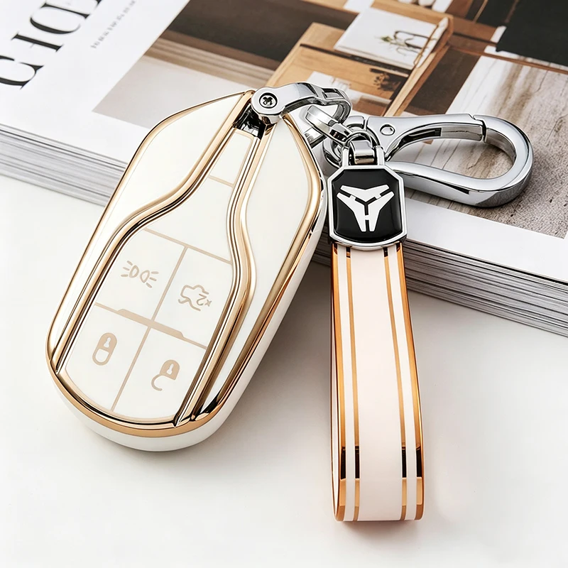 TPU Car Key Case Cover for Maserati Levante Ghibli Quattroporte GT Granturism GranCabrio Auto Shell Fob Car Styling Accessories
