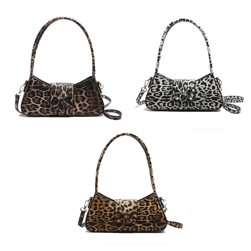 

Leopard Print Handbag for Women Shoulder Bag for Travel and Daily Activities