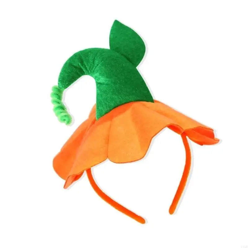 Chapeau citrouille célébration d'halloween, bandeau, couvre-chef dessin animé pour enfants adultes