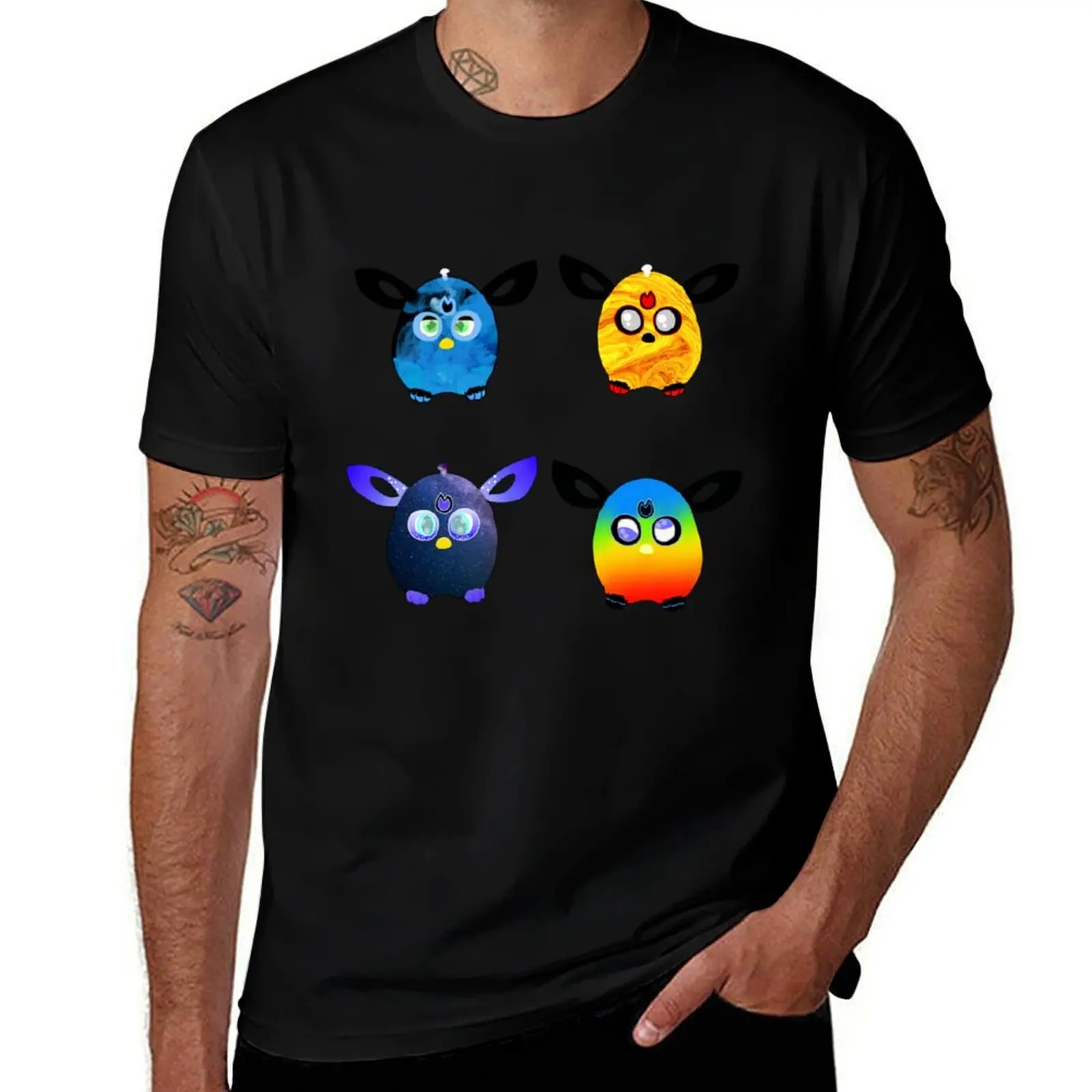 

t of s- shirts T-Shirt Furby men shirt oversize man t shirts t set anime g 4 for for man