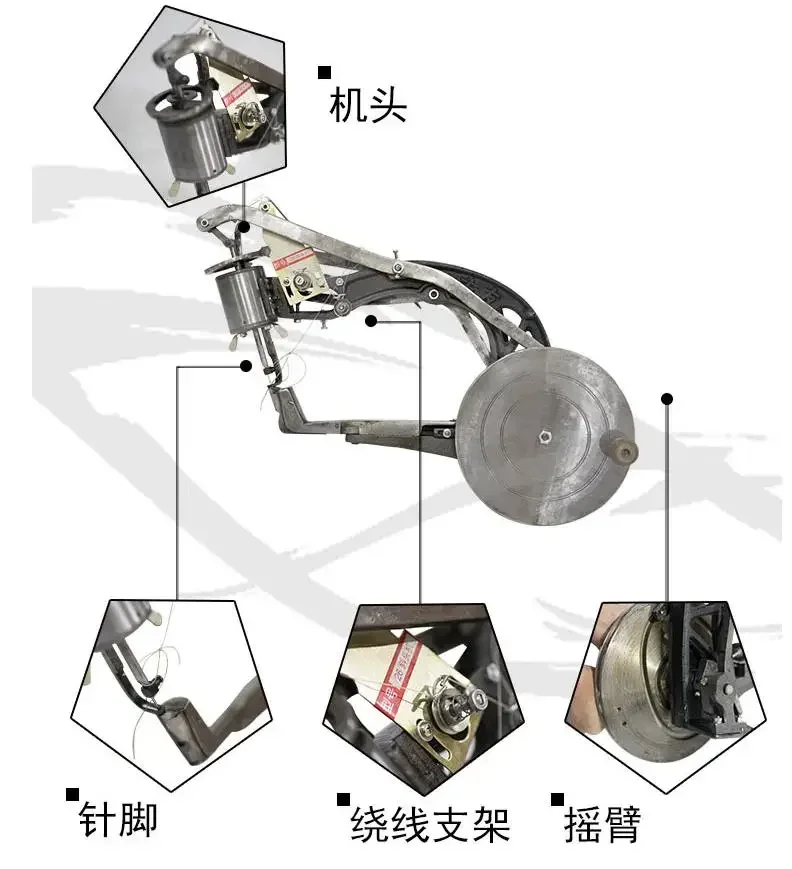 QS-SL-26T Manual or electric Bring a table old-fashioned Single  Cylinder Bed Shoes Repairing Machine full set