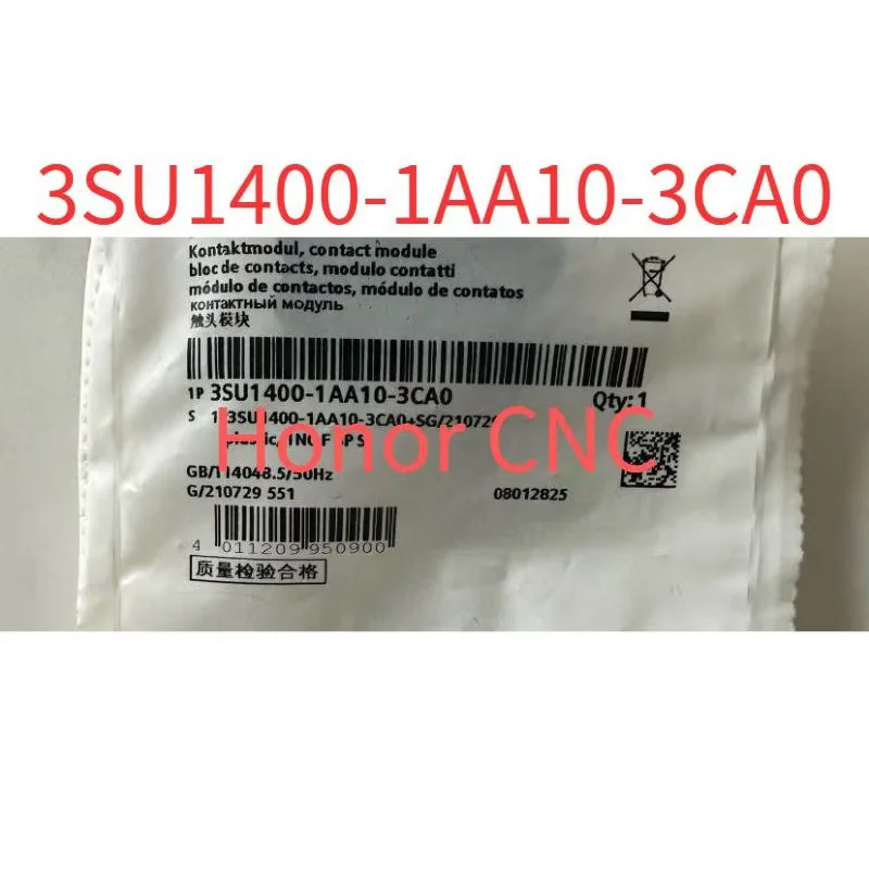 3SU1400-1AA10-3CA0 Brand New Contact module with 1 contact element, 1 NC, spring-type terminal, for front