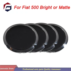 4 pcs 133mm Hubcap Dust Cover Wheel Cover Centre Cap For Fiat 500 Bright matte 51884863 5193974