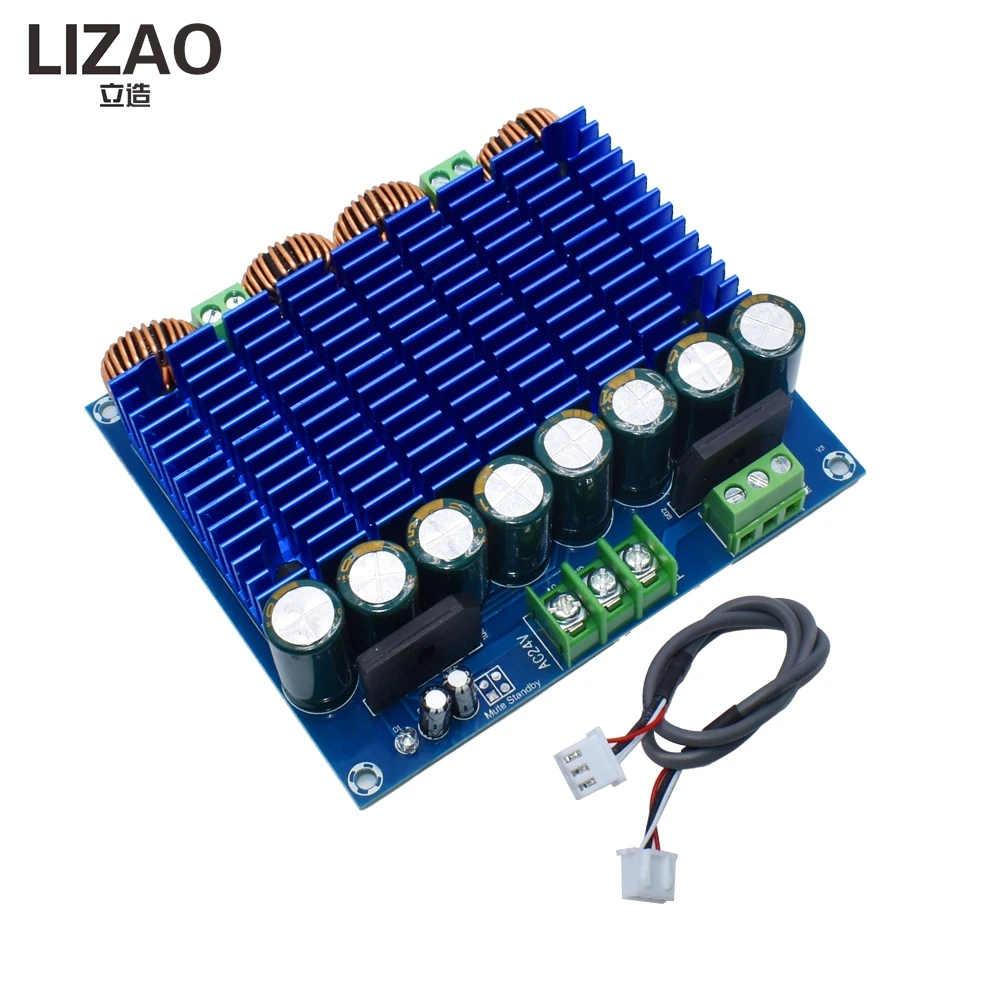 LIZAO XH-M252 2×420W Digital Amplifier Board TDA8954TH Dual Chip AC24V Ultra High Power Stereo Audio Amplifier Module