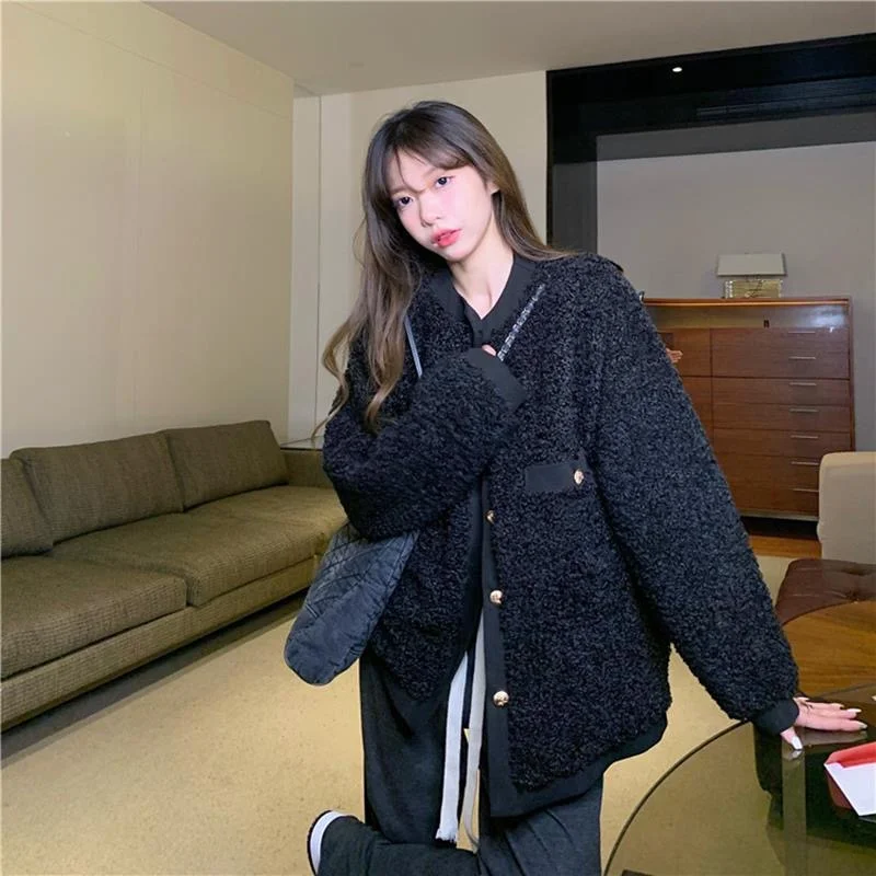 パーカー レディース 女性 冬 ポリエステル パッチワーク 縦型 オープンシルエット ルーズフィット ウエストバンド シック アーバン ユニーク ニュートラル マルチカラー