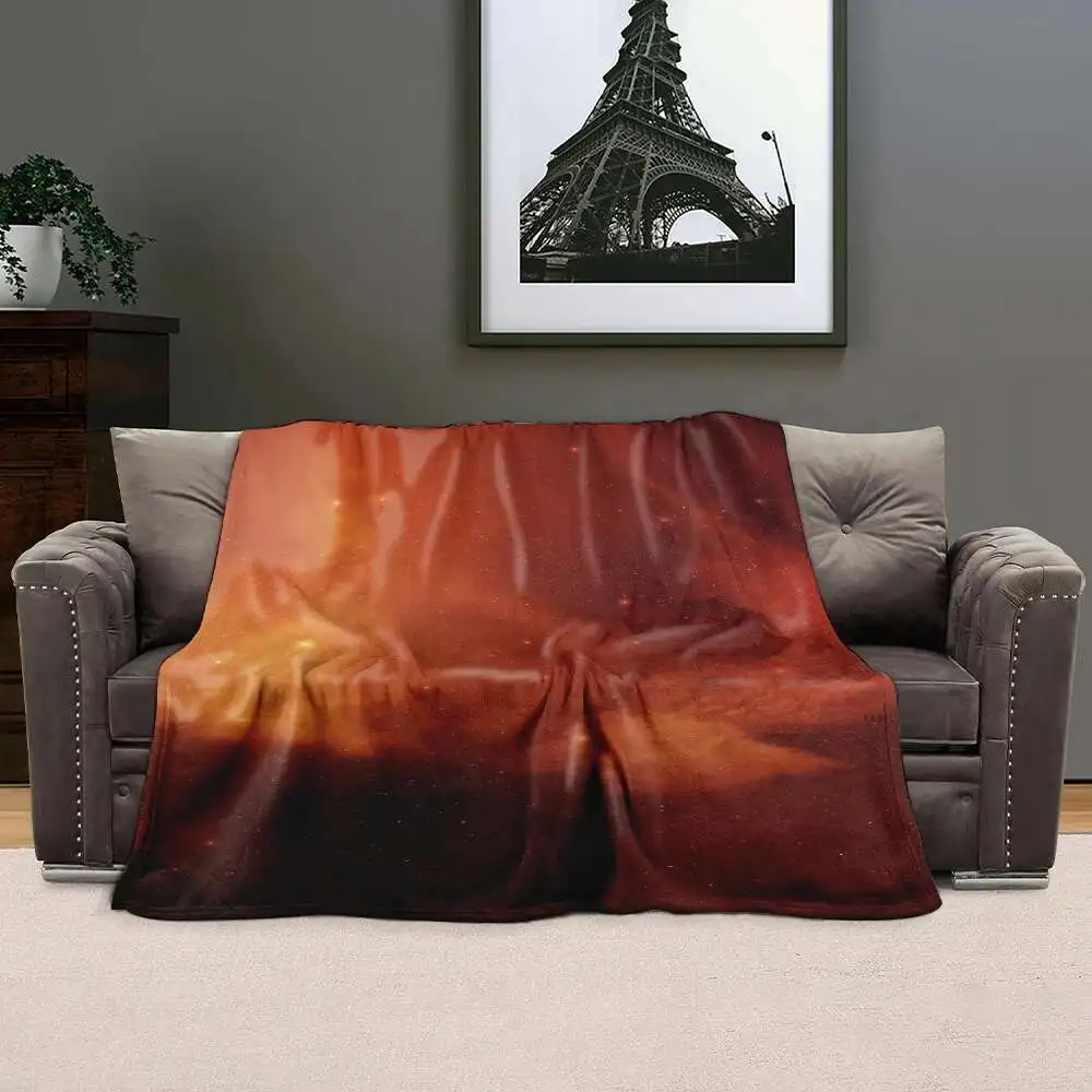 Customized blankets, warm and soft printed flannel blankets and comfortable blankets, family travel bedding, birthday gifts