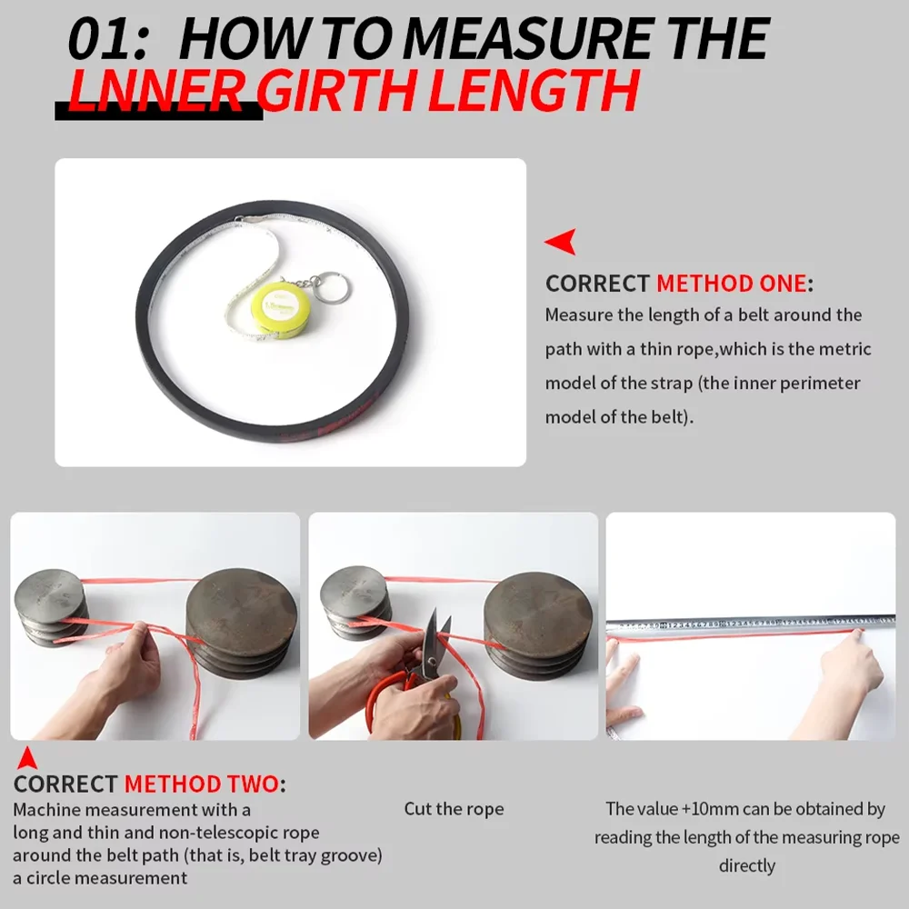 Тип спа-конвейерных ремней Резиновый транспортный ремень Узкий приводной V-образный ремень Внешняя окружность: 1257-1785 мм