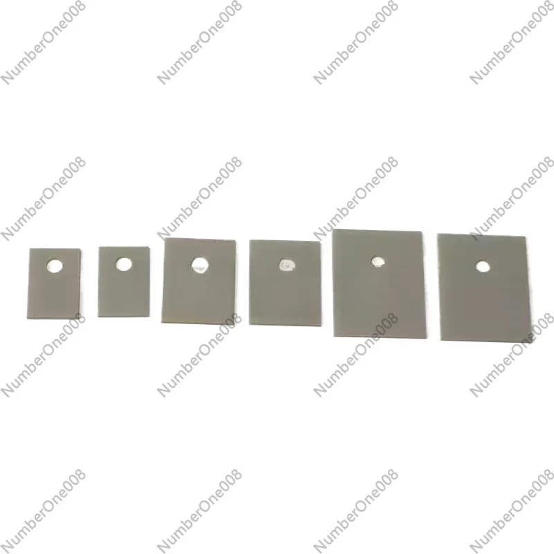 Aluminum Nitride Ceramic Chip 220/3 P/247/264 Ultra-high Thermal Conductivity High-power MOS Tube Ceramic Substrate