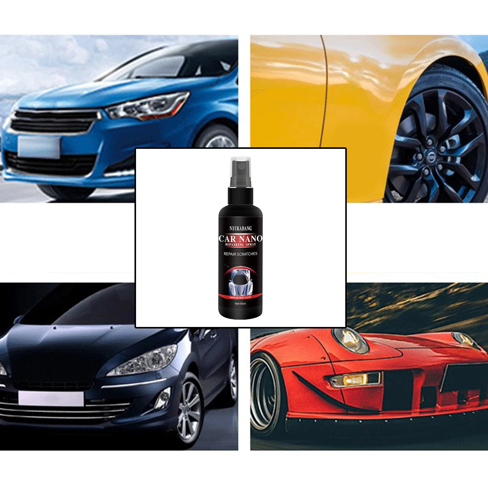 50/100/120ml Ceramic Car Coating Coatin Nano Hydrochromo Paint Care Nano Top Quick Coat Detail Protection Liquid Wax Car Care