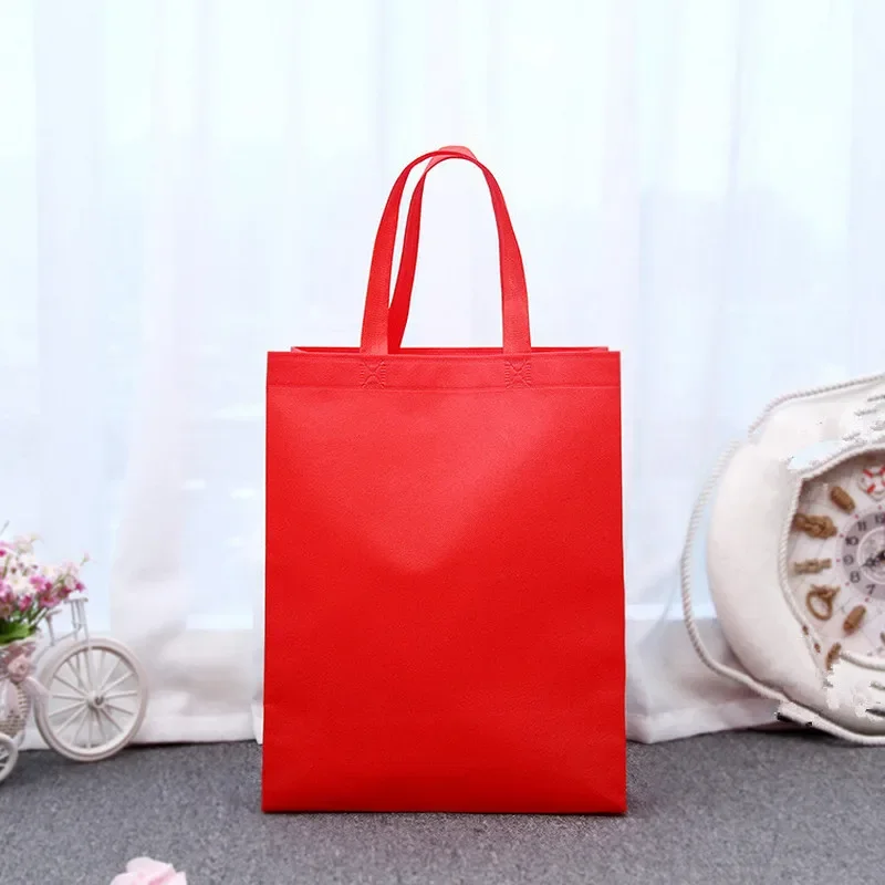 Shopper Bag Eco Friendly Women Tote Bag Foldable Recycling Fabric Non-Woven Grocery Shopping Bag Case Pouch