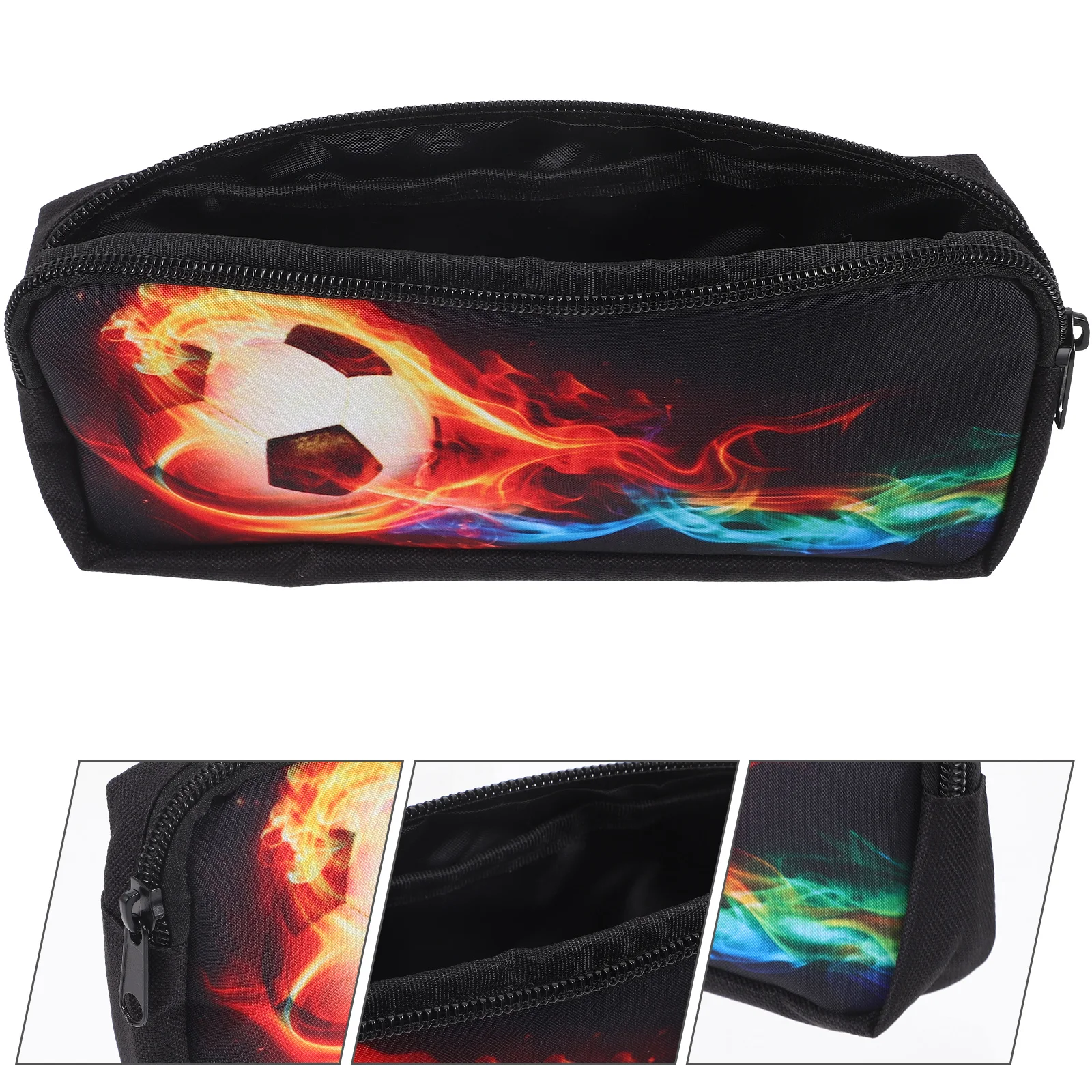 

Primary School Student Stationery Bag Makeup Storage Large Capacity Pencil Pouch Supplies Teen Case Organizer Polyester Zipper