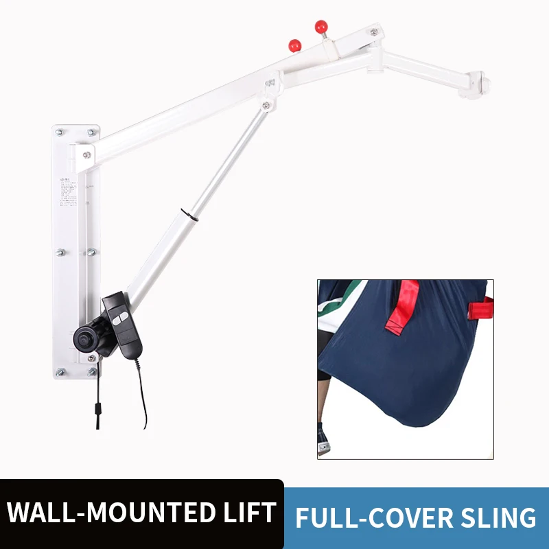 Strong Power Wall Mounted Patient Transfer Lift Lifting Crane Equipment For Paraplegic Disabled Cheap