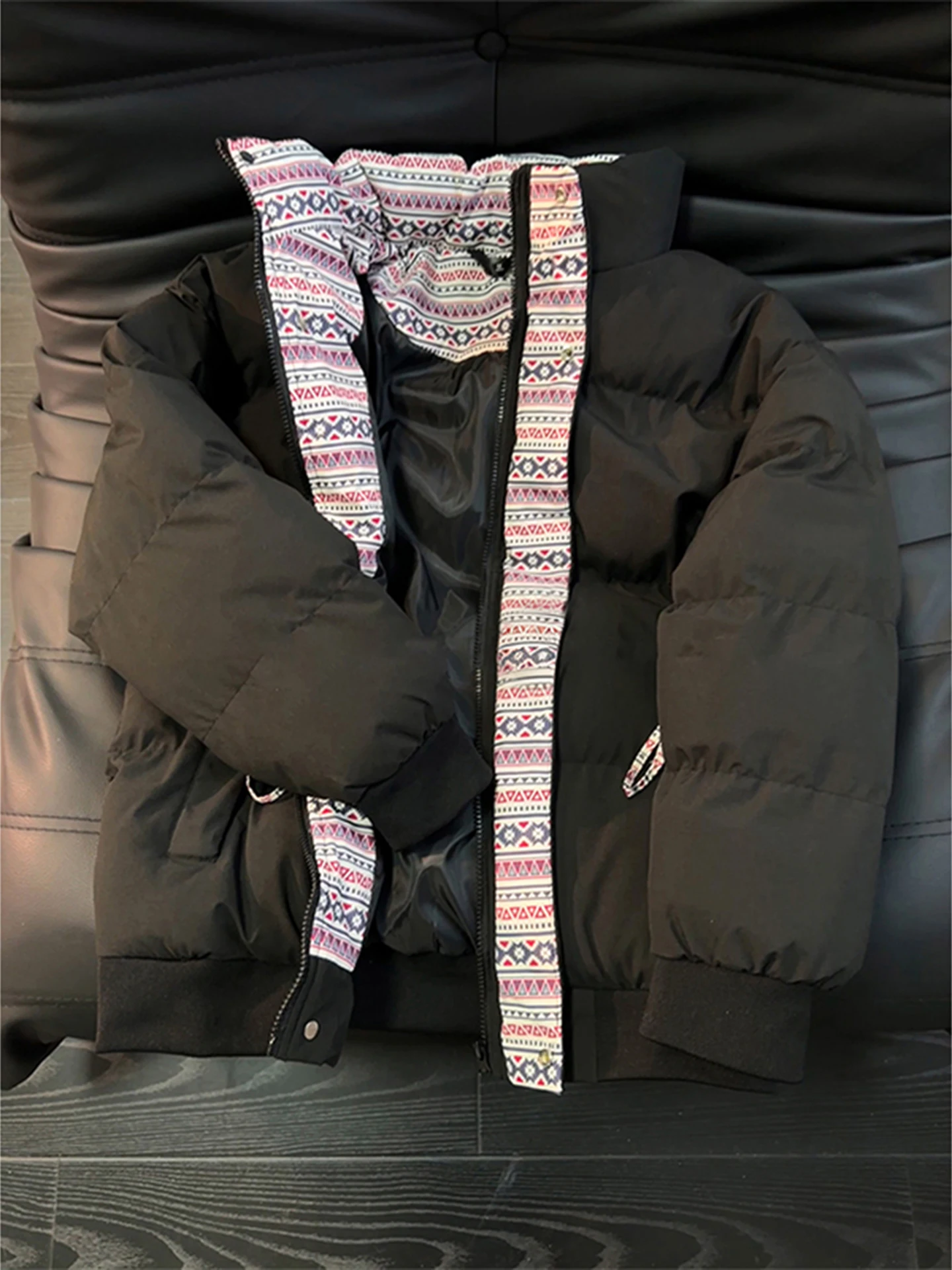 

Мужская зимняя утепленная куртка Cleanfit из хлопка с воротником-стойкой, коротким рукавом, из полиэфирного волокна, повседневная одежда