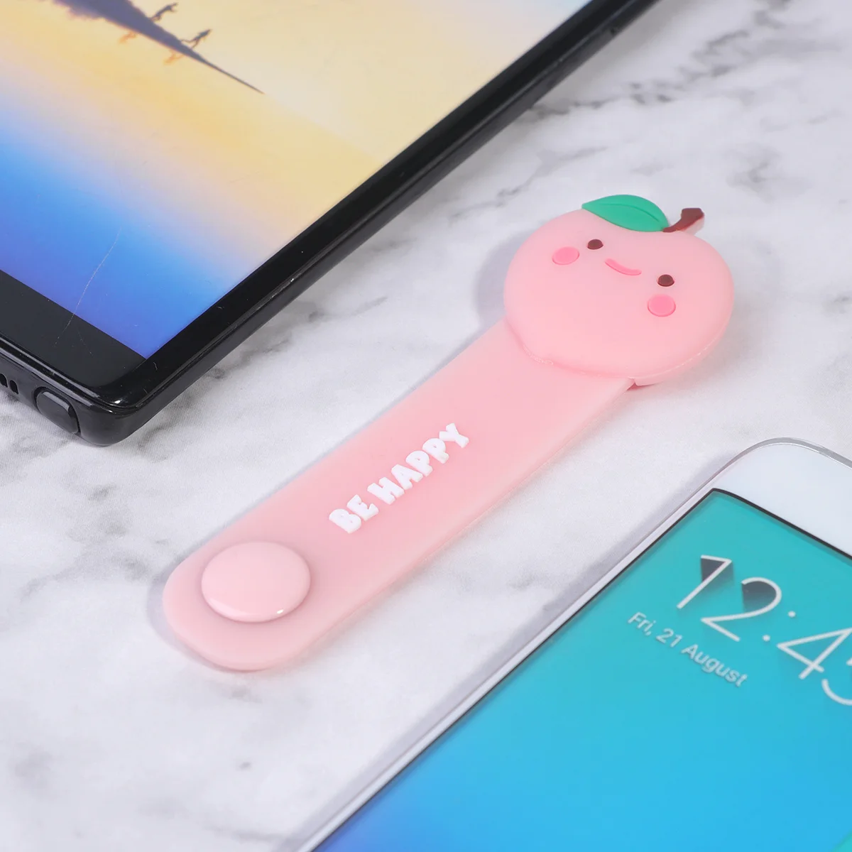 

2Pcs Mini Headphone Cord Organizer Silicone Cable Management for Cellphone Charging Line USB Computer Cords Storage Winder