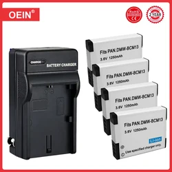 4Pcs 1250mAh DMW-BCM13 DMW-BCM13E Battery for Panasonic Lumix DMC-TZ41 TZ70 DMC-FT5 DMC-TZ60 DMC-TS6 DMC-ZS27 DMC-ZS30 DMC-ZS35