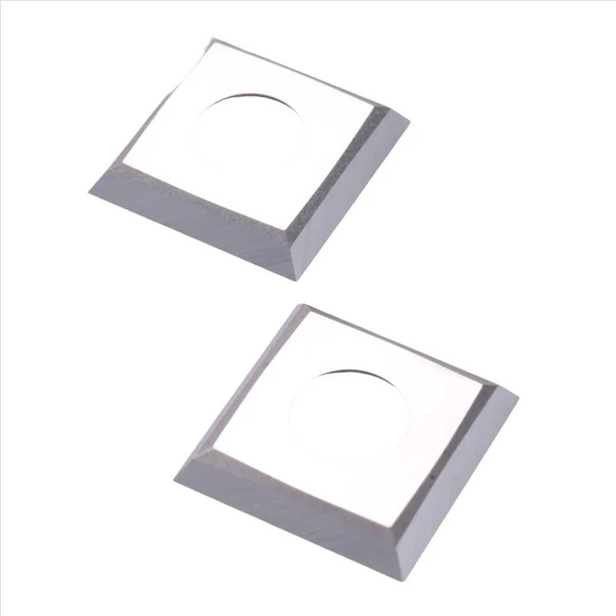 【Great Sell】 10Pcs 14mm Square Straight Carbide Cutter Insert with 10Pcs M610mm Screws for Wood Working Spiral/Helical P
