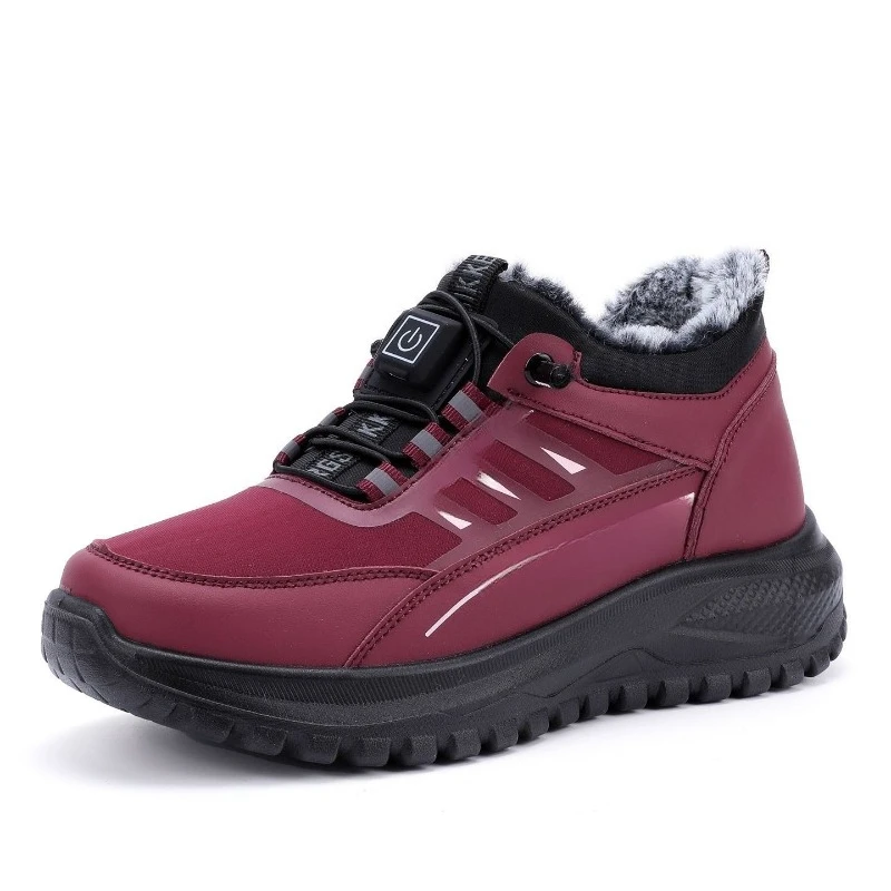 Rechargeable heating shoes Rechargeable thermal shoes Intelligent constant temperature shoes Temperature adjustment Winter