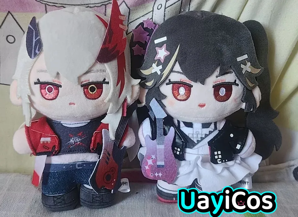 In stock Official PUNISHING: GRAY RAVEN Lee Lucia Kamui Stuffed Plushies Doll Keychain One Heart One Hertz Anime Game Toy Costum