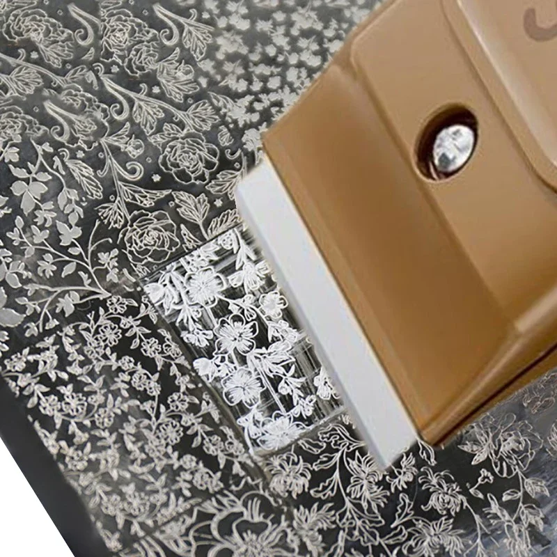 Nail Art stempelschraper Multifunctionele reinigings- en lijmverwijdering Spatel Nail Printing Template Tool