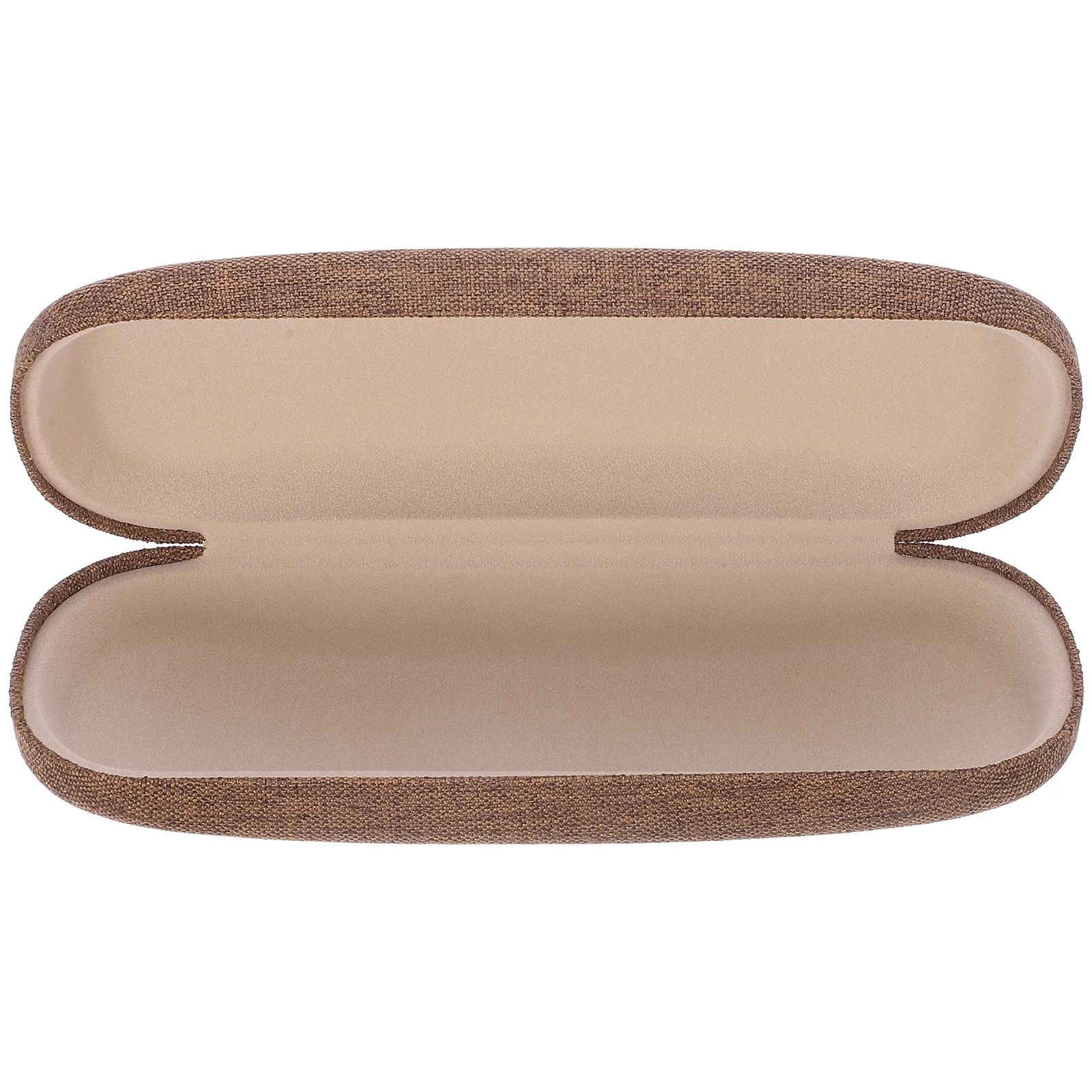 

Linen Glasses Case Elegant Cotton Vintage Spectacle Box Khaki Lightweight Fits Frames Kids Adults Pocket Bag Protective