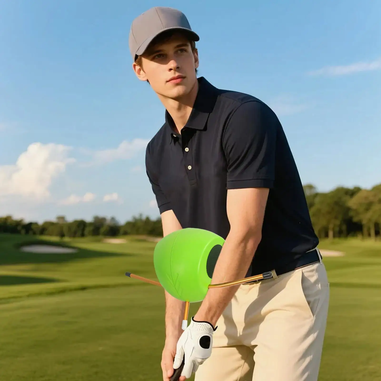 Golf Swing Trainer Improving Hand Positioning Swing Exerciser Smart Ball Golf Training Aid For action Correction Practice