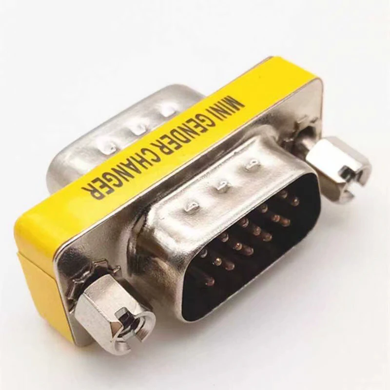 2pcs DB15 VGA Connector 15 Pin MINI Gender Changer Adapter VGA Male Female Connector Serial Port M/M M/F F/F Extend Converter