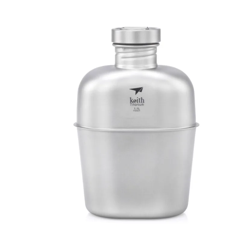 

Canteen Set Canteen Cup Set 2-piece Set 1100ml and 700ml with Outdoor Camping Hiking Backpack Travel Bag