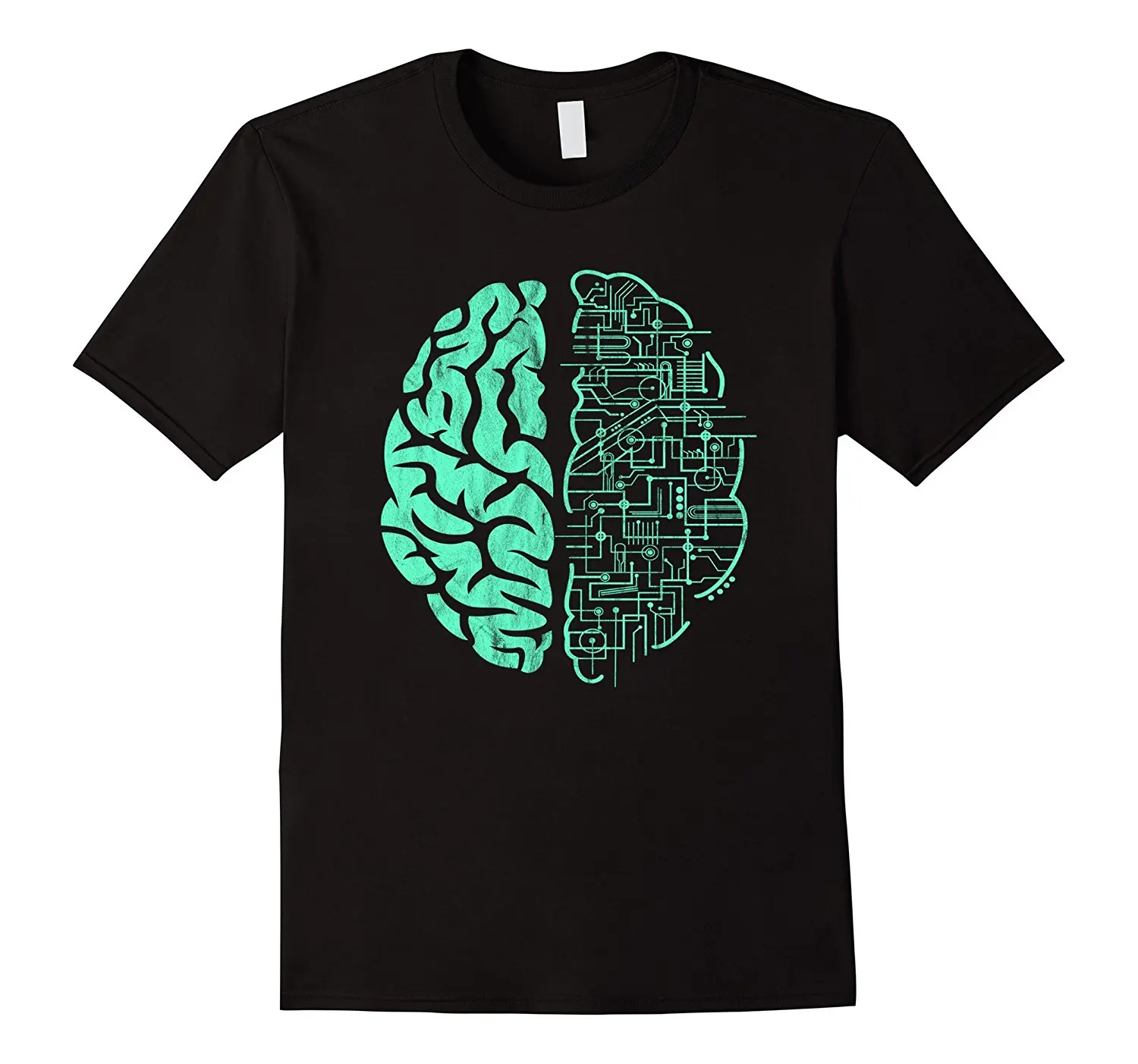 Brain Neurons Awareness Shirt : Abstract Nerdy Human Anatomy Print T-Shirt Summer Style Tops Cool T Shirt