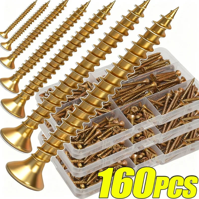 الجملة فيليبس مسامير مسطحة مجموعة مسامير الحوائط الجافة الخشبية ذاتية التنصت النجارة الأثاث الألياف السحابة لوازم الأجهزة