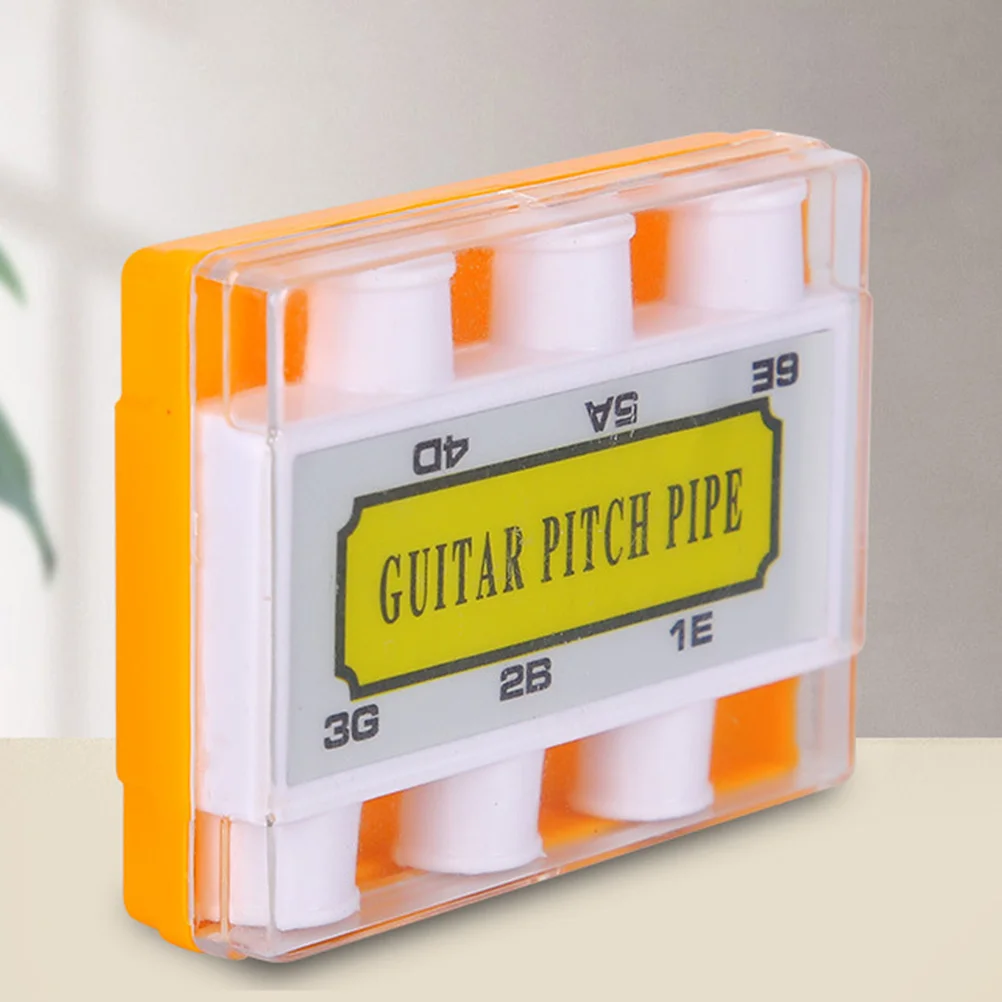 

Plastic Guitar Tuner Pitch Pipe Professional Durable Tuning Accessory for Folk Acoustic Electric Guitars Folk Guitar Tuner