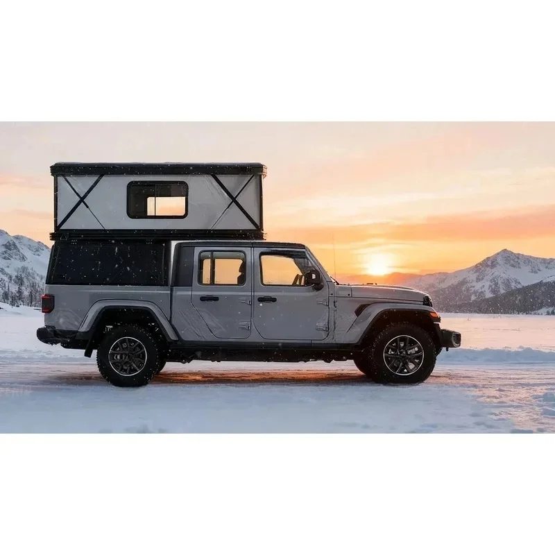 PrimeSelect Car PartsBlack Color Pickup Truck With Kitchen Outdoor Camping Hard R