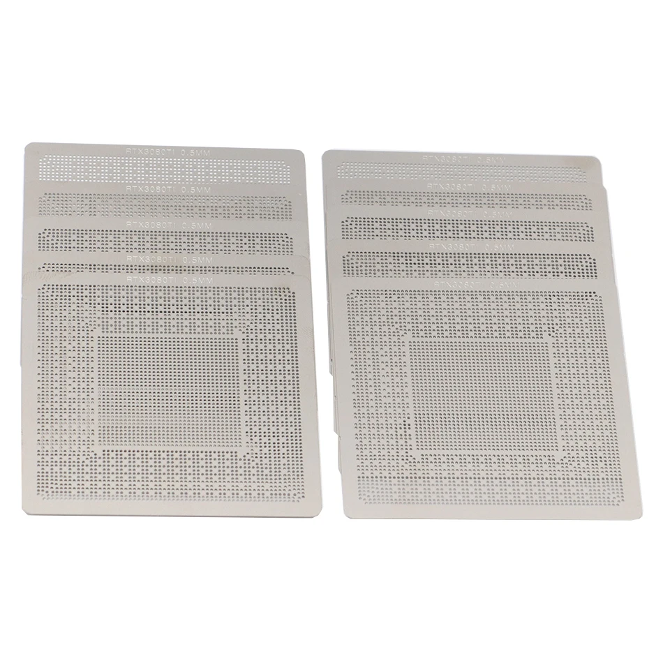 90mm*90mm Direct heating RTX3080TI  RXT3060 GA106 BGA Stencil Template