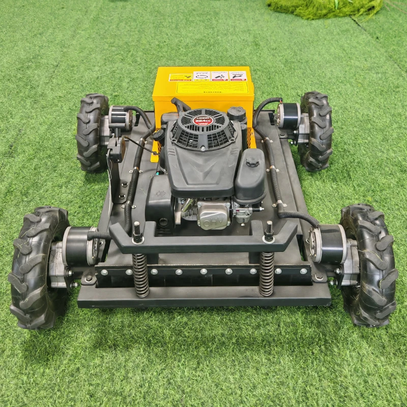 

Customized lawn mower with four-wheel drive, remote control operation, cutting width of 50CM, agricultural lawn mower
