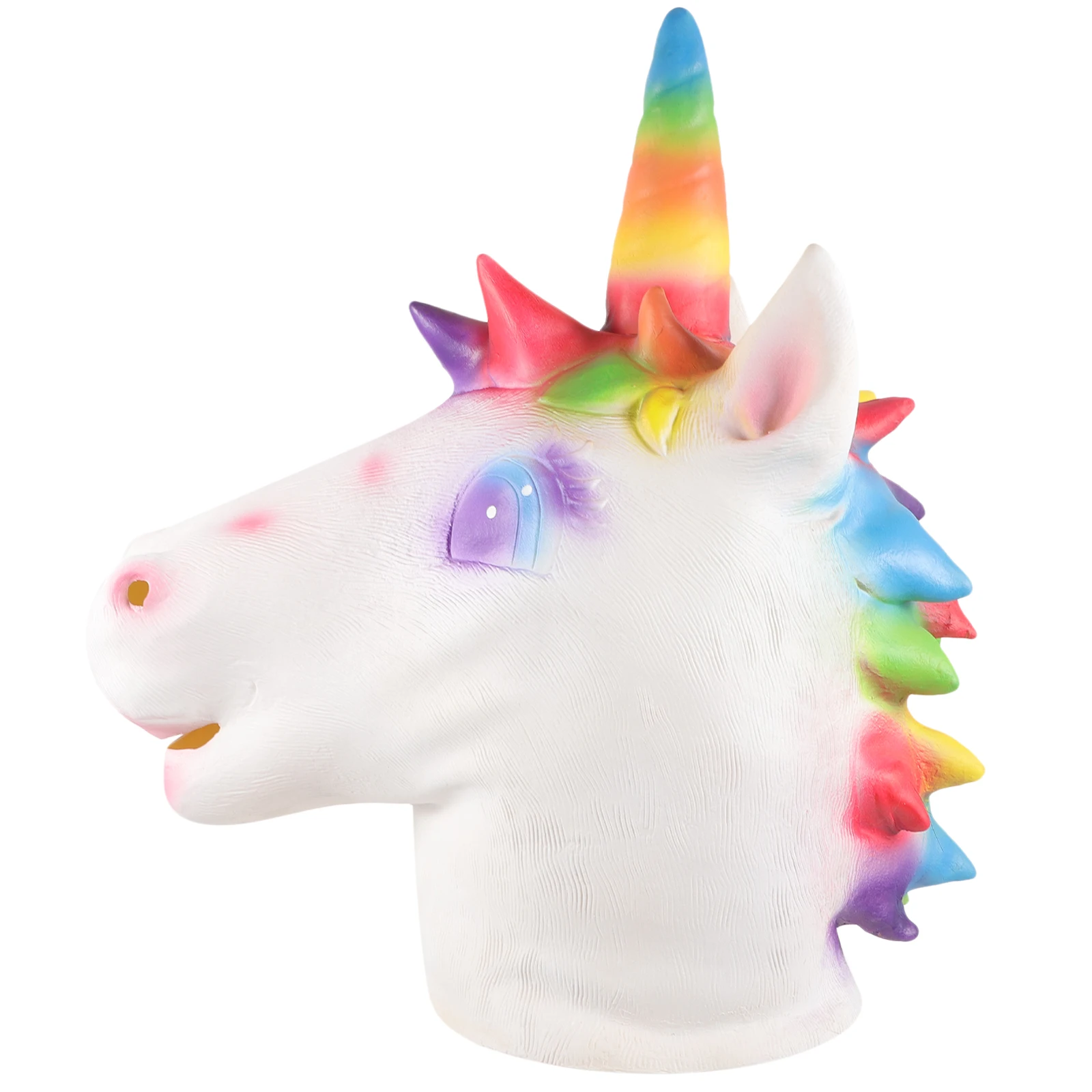 

Clothing Unicorn Head Mask Halloween Costumes for Adults Emulsion Masquerade Men