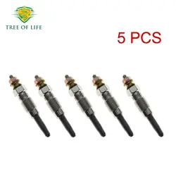 1/2/5 For SSANGYONG MUSSO SPORTS UTE 5CYL 2.9L 2004 2005 2006 2007 TURBO DIESEL GLOW PLUG SET 6611593101 66115931A1 66115-93101