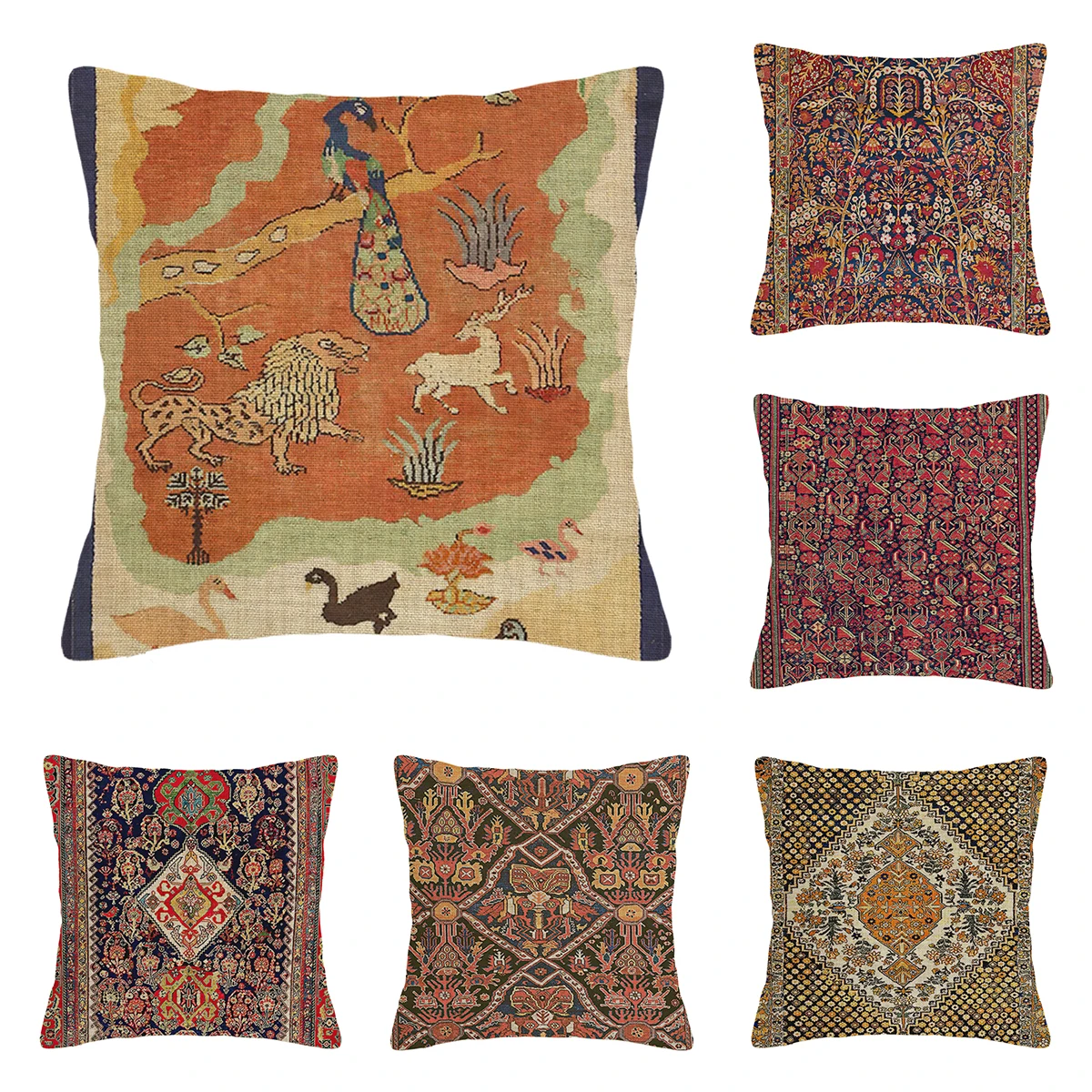 

Home living room modern decoration cushion decoration pillow cover 45*45 40x40cm 60x60cm 45x45cm Persian pattern 50x50cm boho