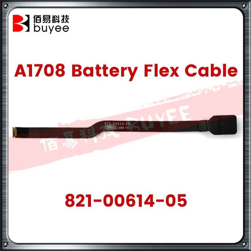 

Original A1708 Battery Flex Cable 821-00614-05 For Apple MacBook PRO A1708 Battery Connecting Line Cable 2016-2020 Year Black