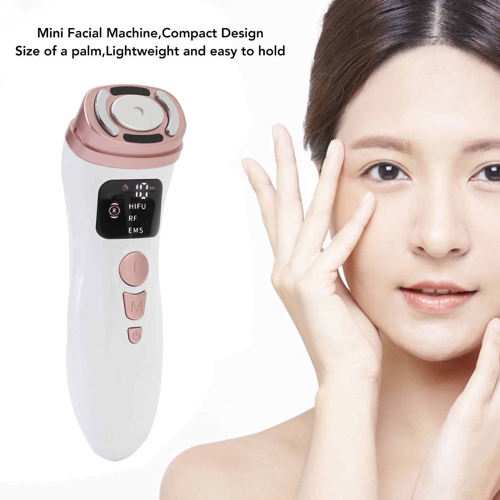 آلة الوجه الصغيرة آلة الوجه الصغيرة RF جهاز التجميل مكركرنت مكافحة الشيخوخة معدات العناية بالبشرة للاستخدام المنزلي #1