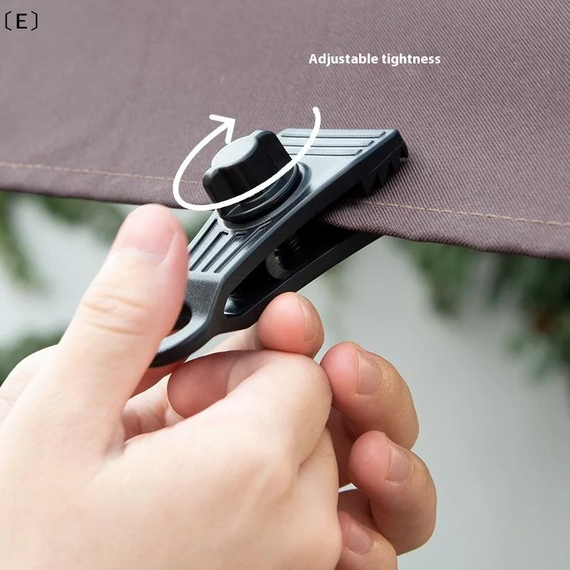 〔E〕Outdoor Tarp Clips Heavy Duty Lock Grip Clamps Pool Cover Tent Fasteners Holder Windproof For Canopy Awnings Outdoor Camping
