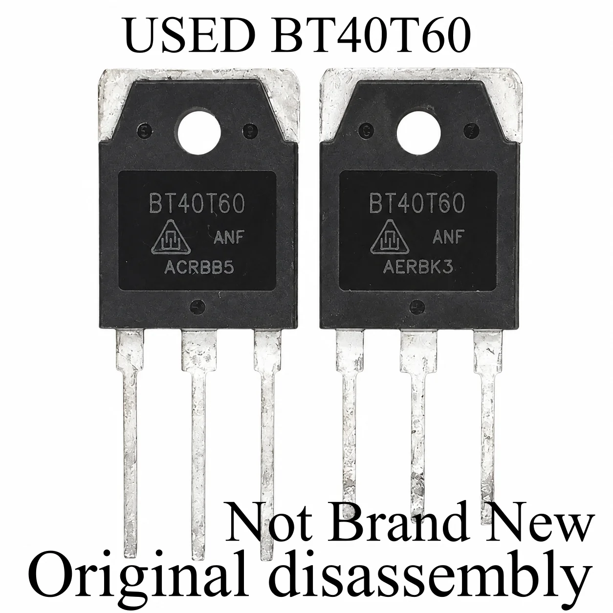 

5-10pcs 100% Original disassembly used BT40T60 IGW40T60F 40A 600V IGBT TO-247 In Stock