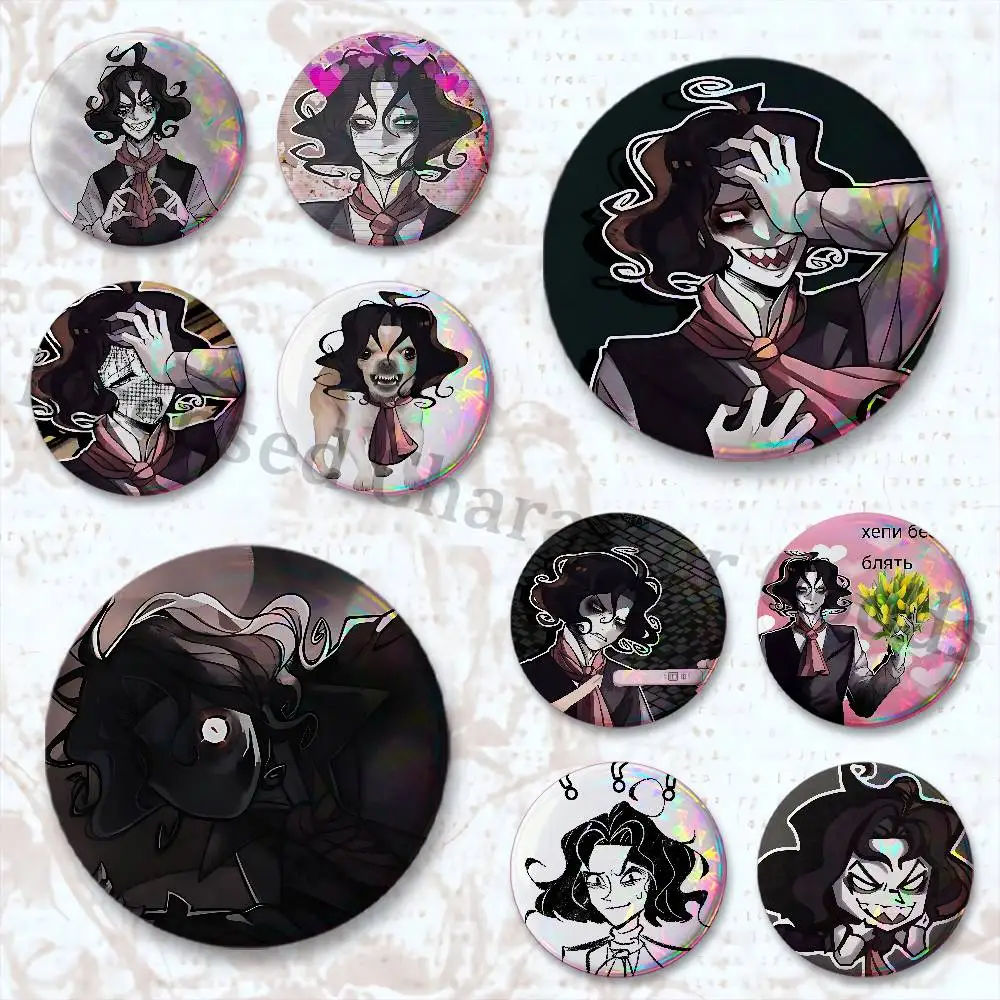 Edward Hyde MazM Jekyll and Hyde Badges Round Itabag Decoration IP Peripheral Products 58mm 44mm 32mm 75mm 25mm Mini