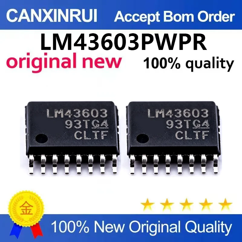 （5pcs-100pcs)Brand new original LM43603PWPR silk screen LM43603 TSSOP-16 DC-DC power chip
