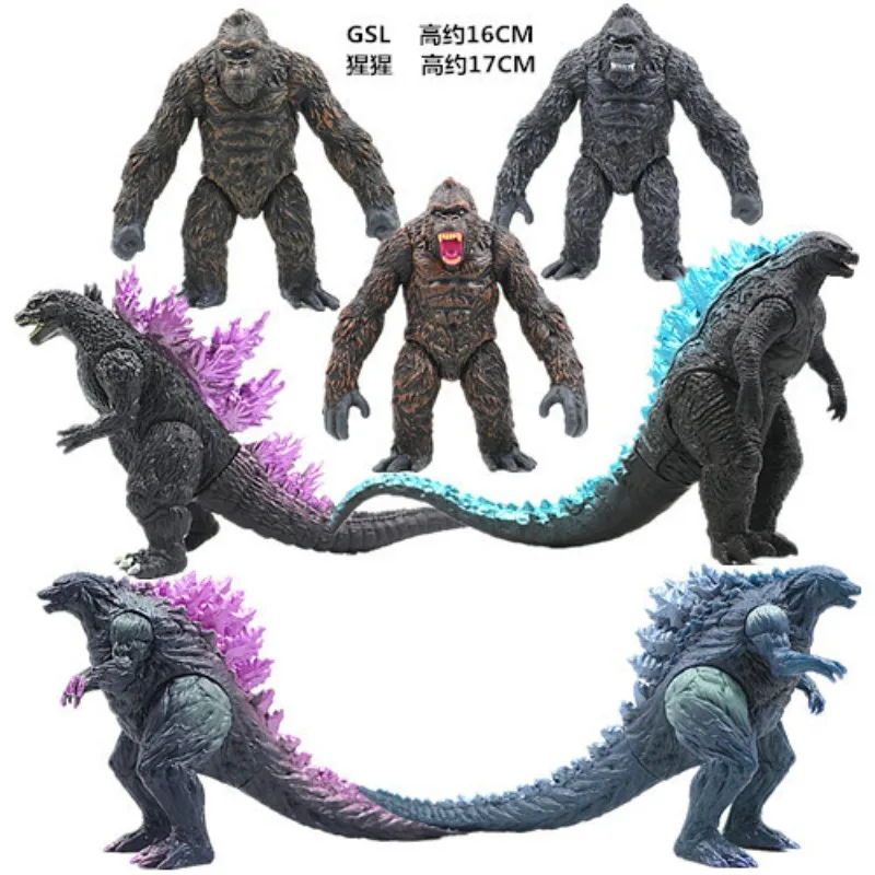 

Dinosaur Wars King Kong Orangutan Figure Space Red Lotus Millennium Star Monster Doll Toy Model Ornament