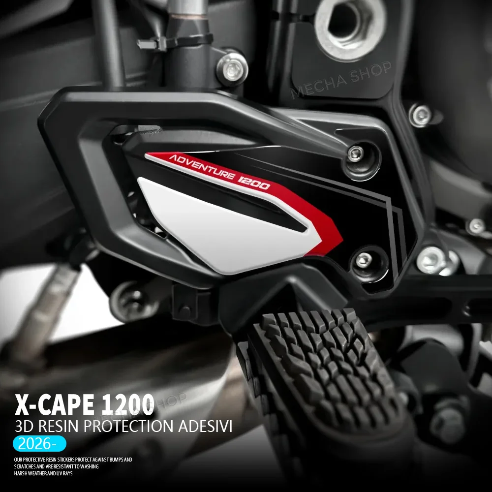 For Moto Morini X-cape 1200 2026 3D Resin Decal Kit Heel Protector Stickers